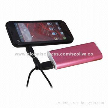 Power Banks, Newest Fashionable Mixed Colors of Olive, 2,000mAh Battery Capacity